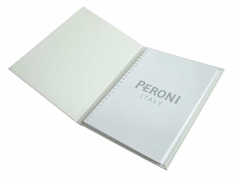 Metallic Presentation Binder, Pearl White