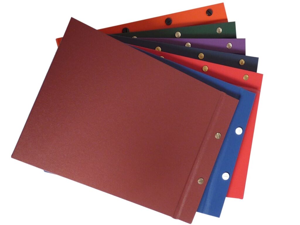 Buckram Cloth Exposed Screw Binding Covers - RS Bookbinders