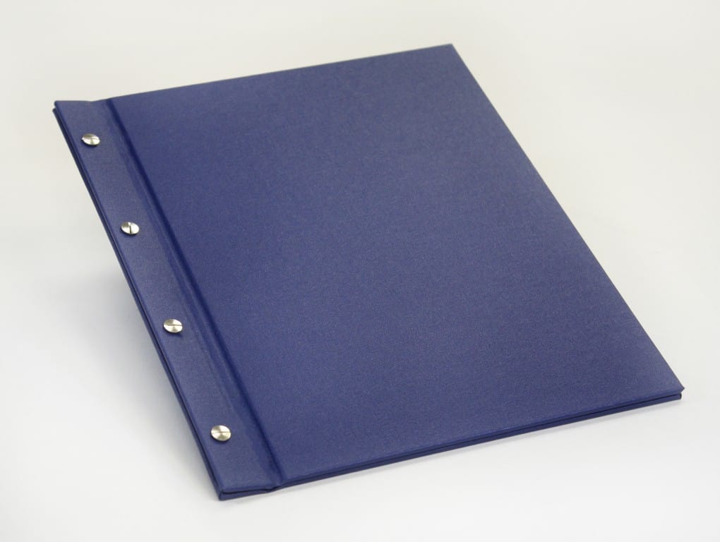 Screw post binding covers