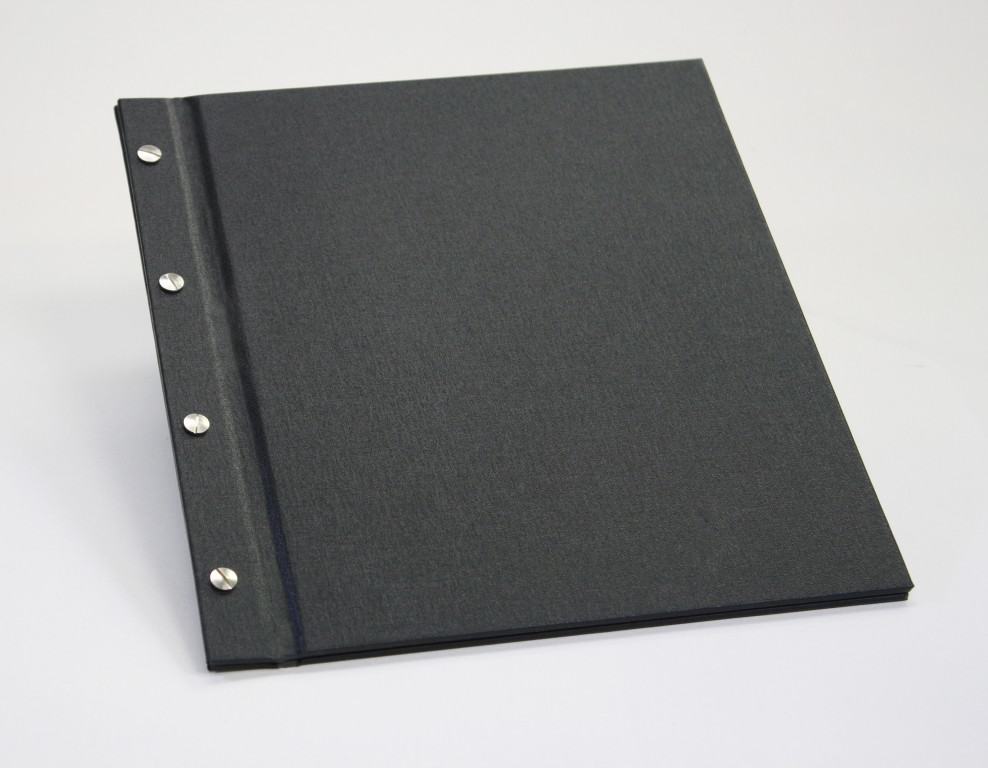 Buckram Cloth Exposed Screw Binding Covers RS Bookbinders